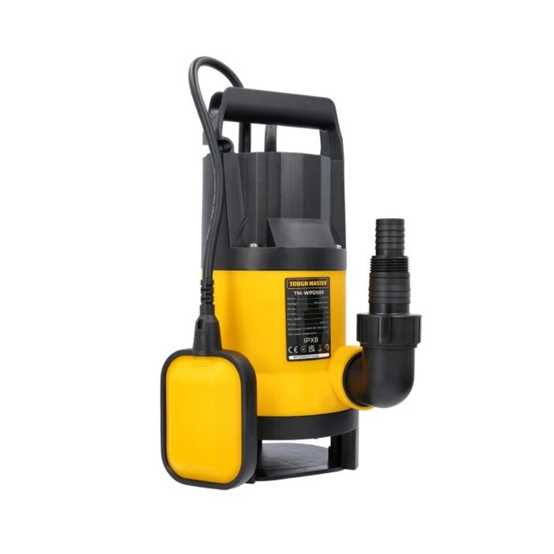 TOUGH MASTER Submersible Pump 8000LPH Corded Clean/Dirty Water Pump Sump Pump Drain – 500 Watts (TM-WPD500)