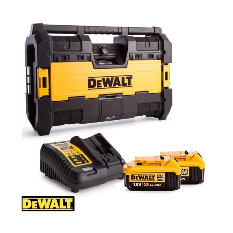 Dewalt DWST1-75663 Toughsystem Radio With 2 x 4.0Ah & Charger