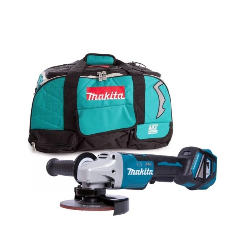 Makita Angle Grinder DGA517Z 18V LXT Cordless 125mm Brushless Paddle Switch With LXT400 Bag