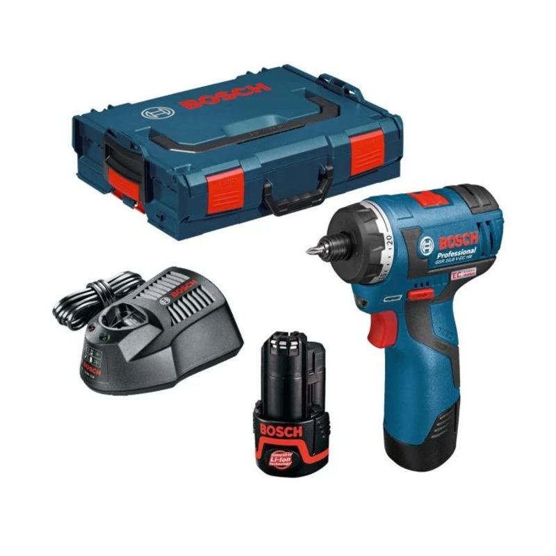 Bosch GSR 10.8 V-EC HX (2 x 2.0 Ah, L-BOXX)