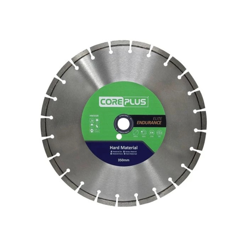 CorePlus HM350E Elite Hard Material Turbo Diamond Blade 350mm