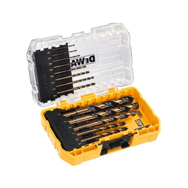 DeWalt DT70727-QZ 14 Piece Black & Gold HSS Drill Bit Set