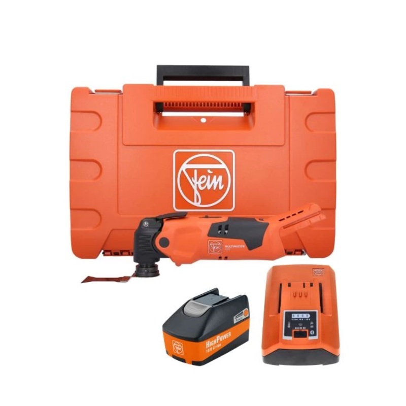 Fein AMM 500 PLUS 18V Select Oscillating Multi Tool With 1 x 5.2Ah Battery, Charger & Carry Case