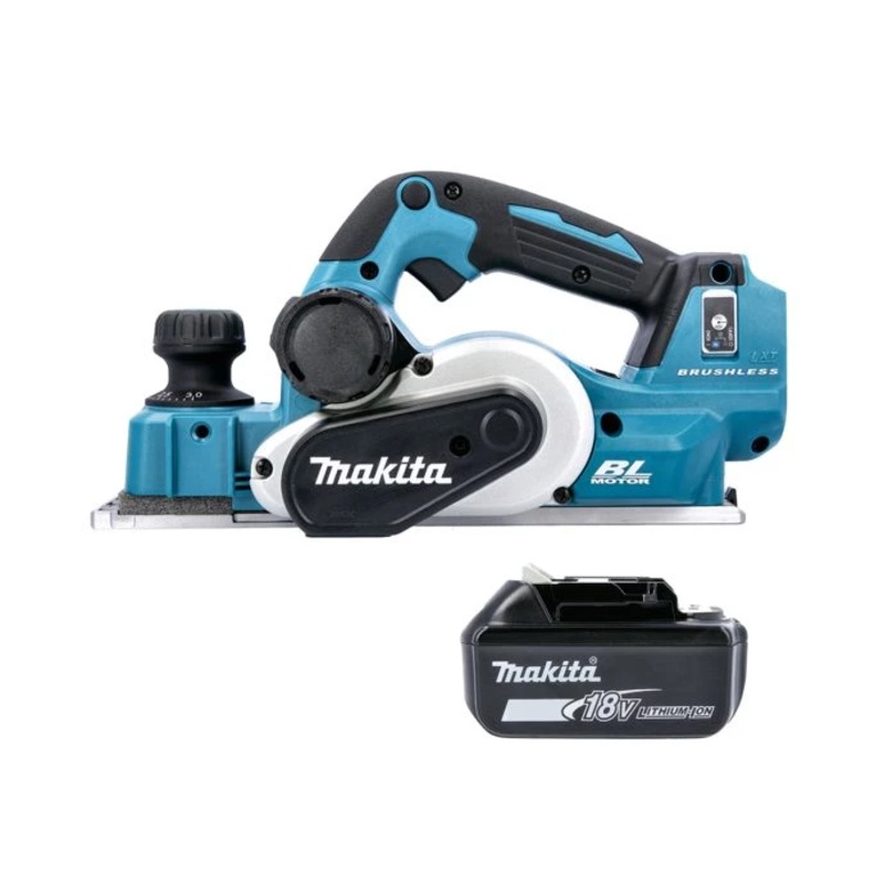 Makita Planer DKP181Z 18V LXT Cordless Brushless 82mm AWS With 1 x 3.0Ah Battery