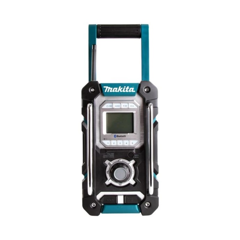 Makita Radio DMR106 7.2V/18V CXT/LXT Cordless/AC FM/AM Jobsite With Bluetooth, USB & AUX Bare Unit