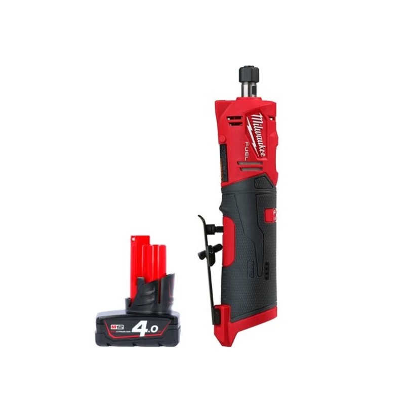 Milwaukee M12FDGS 12V Fuel Cordless Straight Die Grinder With 1 x 4.0Ah Battery