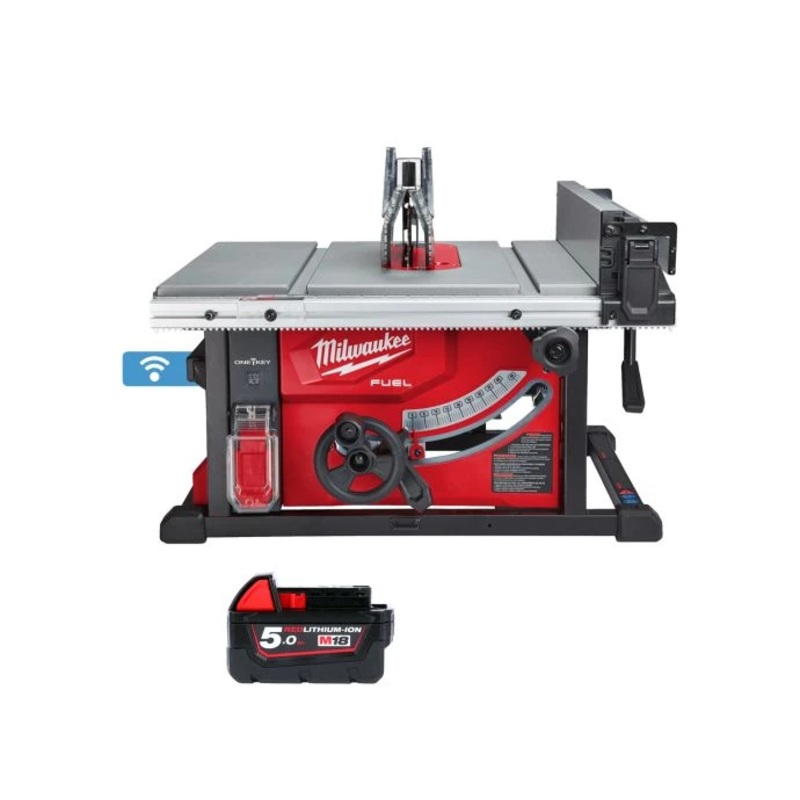 Milwaukee M18FTS210 18v M18 FUEL Table Saw With 1 x 5.0Ah Battery