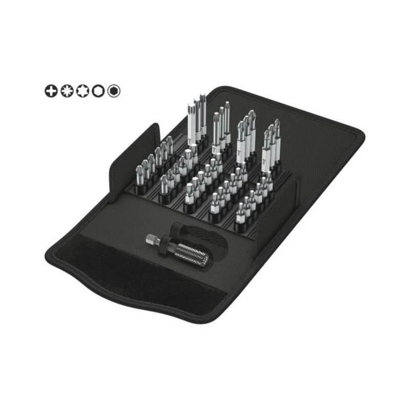 Wera WER057450 43 Piece Universal Bit-Safe Screwdriver Bit Set – 05057450001