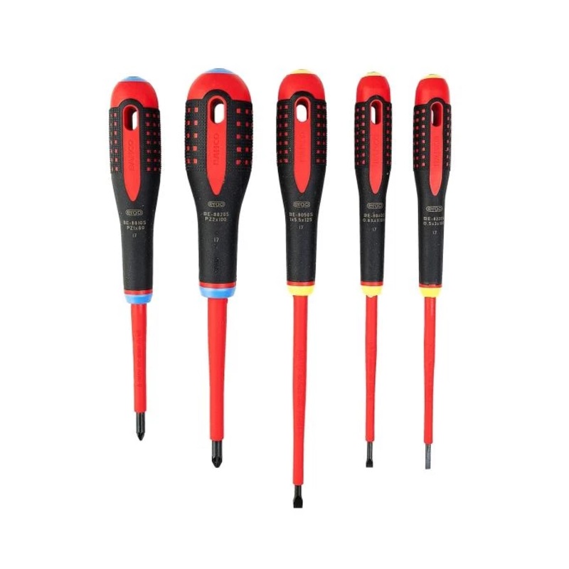 Bahco BE-9882S ERGO Piece VDE Insulated Screwdriver Set