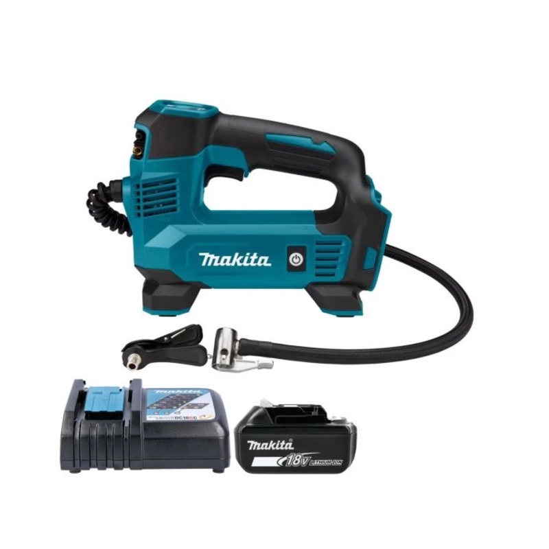 Makita DMP180Z 18V LXT Cordless 8.3Mbar, 12L/min Type Inflator With 1 x 3.0Ah Battery & Charger