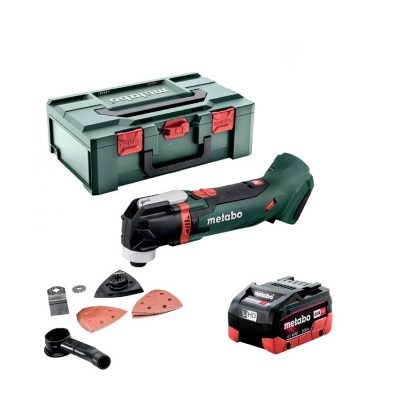 Metabo MT 18 LTX 18V Cordless Oscillating Multi Tool With 1 x 5.5Ah Battery & Carry Case