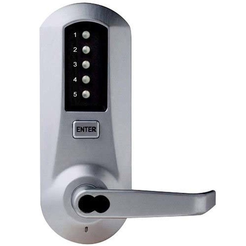 Dormakaba 5021BWL-26D-41 Pushbutton Lever Lock with Best Core override in Satin Chrome – KAL DOOR HARDWARE