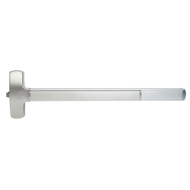 Falcon / 24 Series Exit Devices 25-R-EO 4 32D  Falcon Exit Device 25 Series Exit Device Rim Exit Only 4 Ft. Device Satin Stainless Steel-1 – KAL DOOR HARDWARE