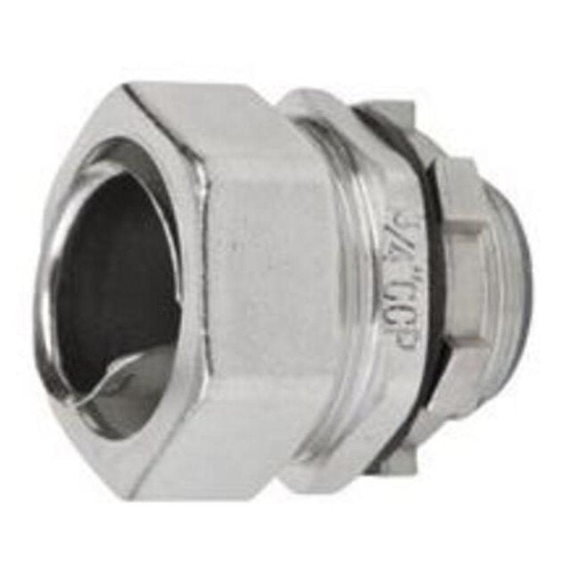 Flex Connector Straight 1 Diameter Stainless Steel By Calbrite S61000FCS0