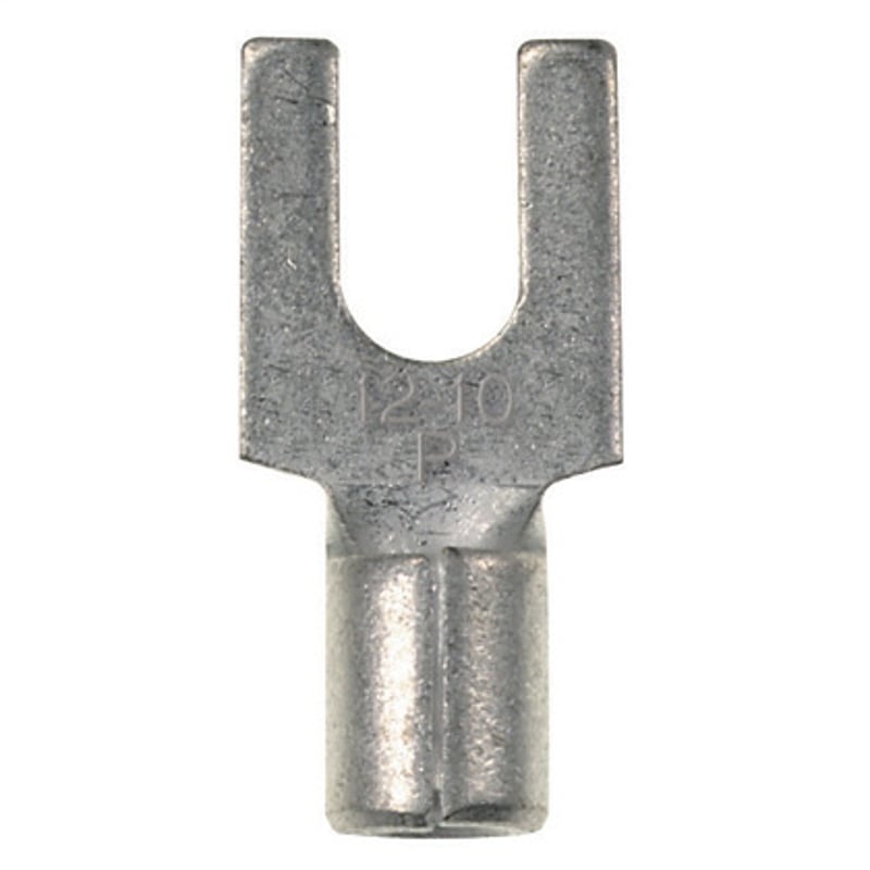 Fork Terminal Non-Insulated 16 – 14 AWG Stud: #10 Copper By Panduit P14-10F-C