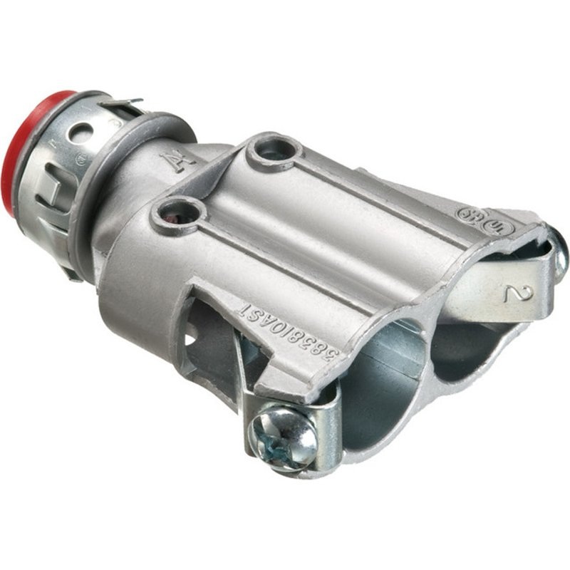 Snap-In Flex Connector Duplex AC/MC 3/8 Inch .370 to.490 Range By Arlington 383810AST