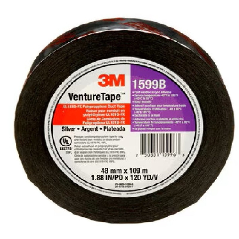 Venture Tape UL181B-FX Polypropylene Duct Tape 1599B By 3M 1599B