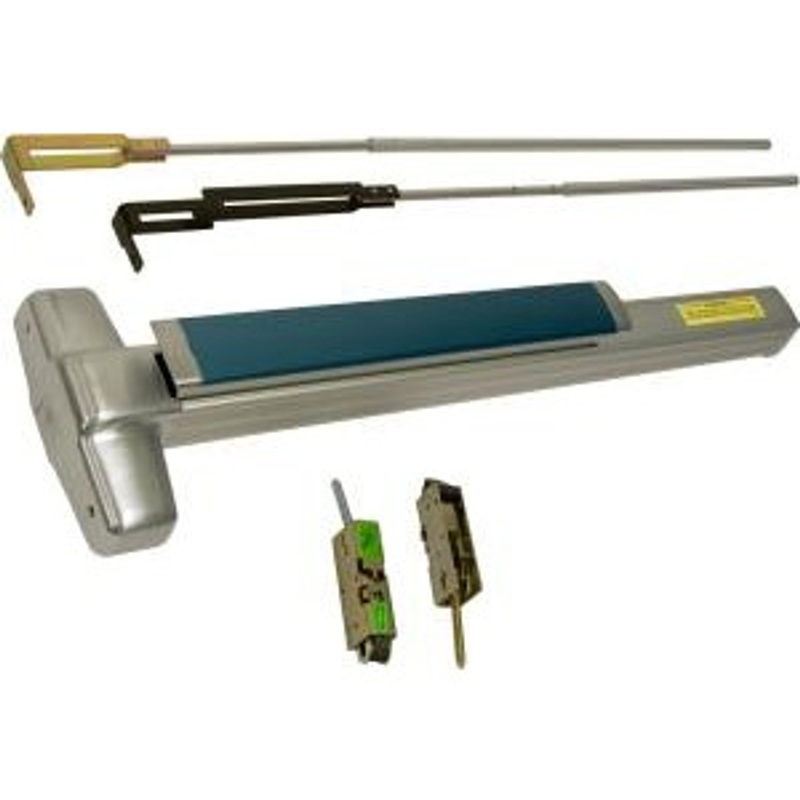 Von Duprin EL9847EO-4-US26D Exit Only Electric Latch Retraction Concealed Vertical Rod Exit Device 4′ Door – KAL DOOR HARDWARE