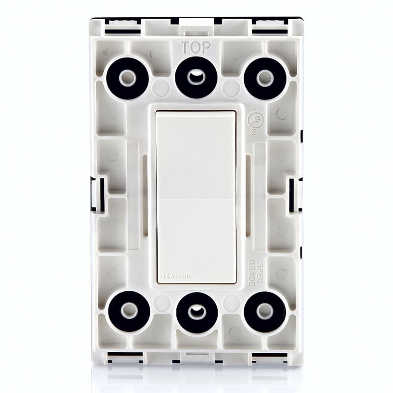 15A Decora WR Switch Single-Pole White By Leviton W5601-2W