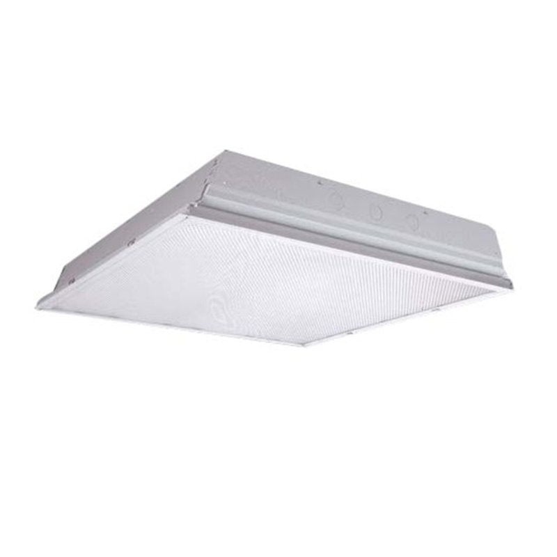 2’x2′ Lensed Troffer T8 2-Lamp 32W By Metalux 2GR8-2U6T8A-UNV-EB