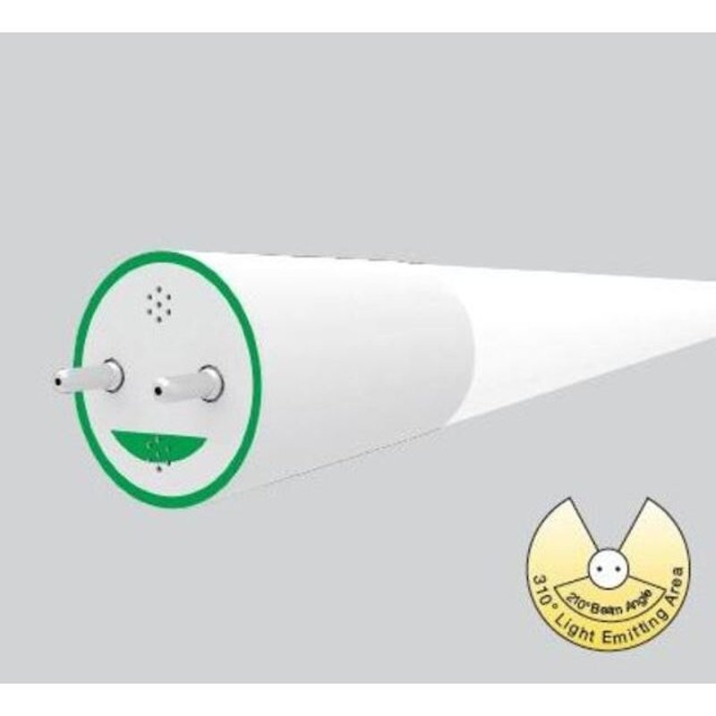 4′ 12W T8 LED Lamp 50K By Green Creative 12T8/4F/850/HYB