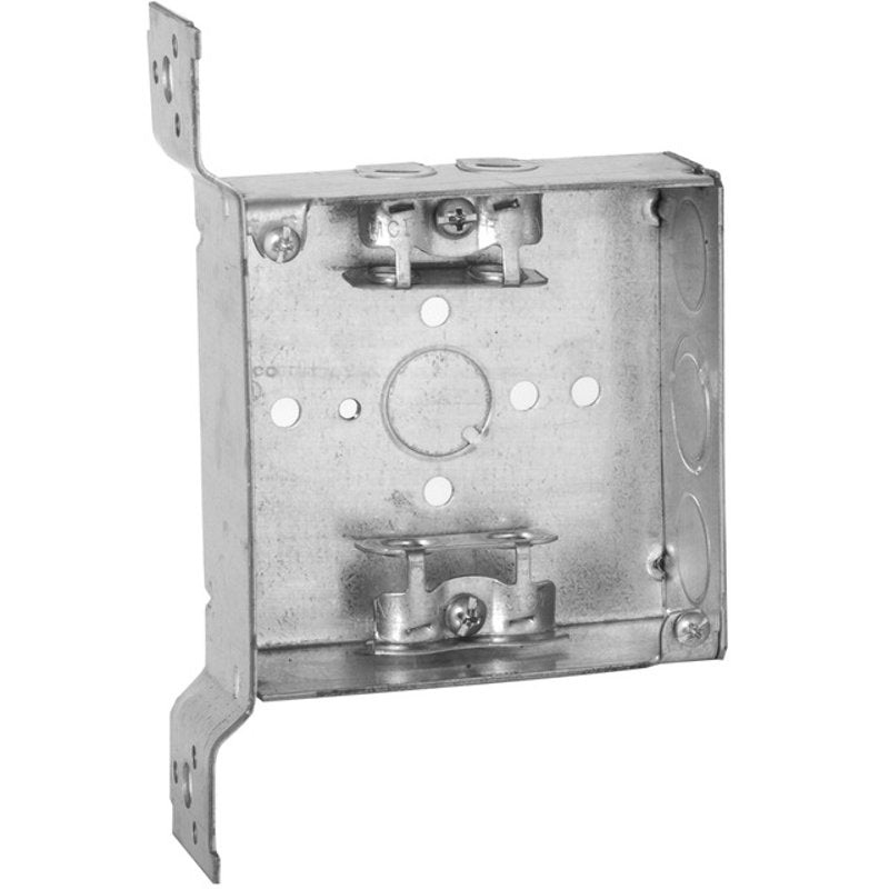 4 Square Box Welded Metallic 1-1/2 Deep Vertical Bracket By Appleton 4SRVBEKPL