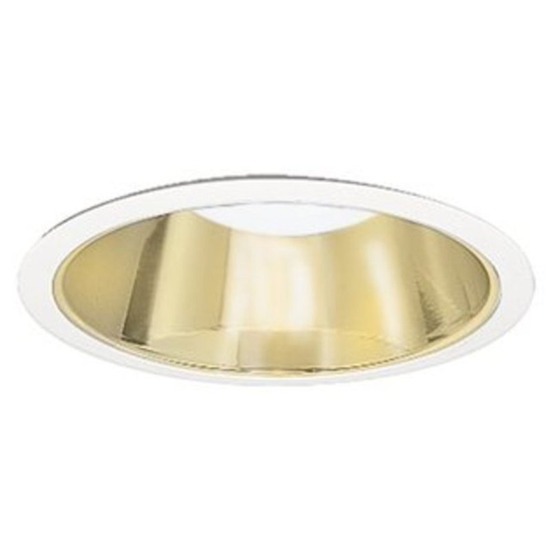 4 Trim Reflector Cone White/Gold By Cooper Lighting Solutions 999RG