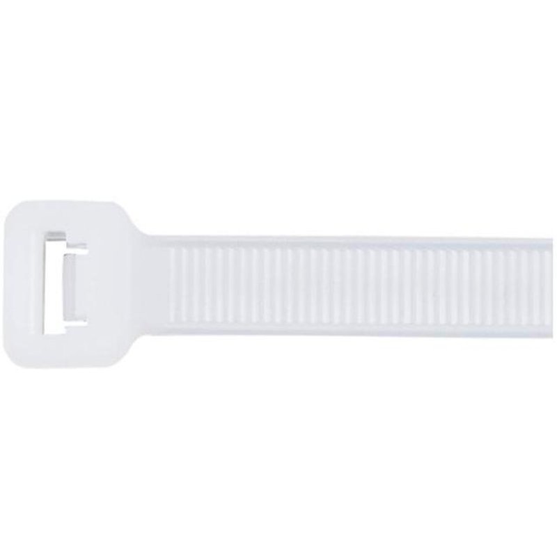 Cable Tie Intermediate  Plenum 8.9 Long Nylon White 1000/PK By 3M CT8NT40-M
