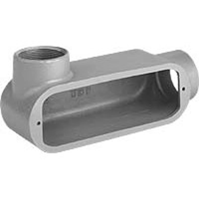 Conduit Body Type: LL Size: 1-1/4 Duraloy 5 Series Iron By Hubbell-Killark OLL-4M
