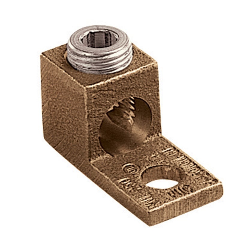 Copper Mechanical Lug 1 Hole Straight  By Panduit PNL-1/0-L