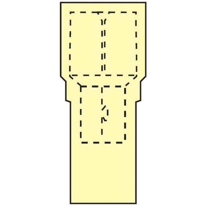 Female  Nylon-Insulated WR: 12 – 10 Stud Size: 1/4 By 3M MNI10-250DFIX