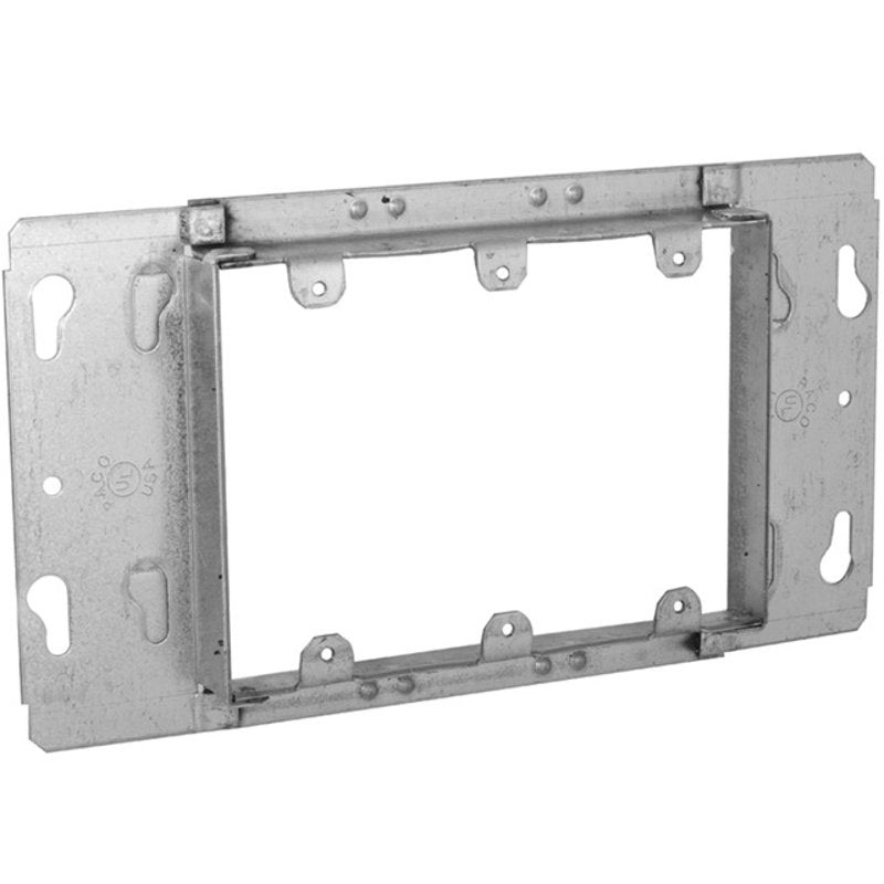 Gang Box Cover 3-Gang Raised: 3/4 Drawn Metallic By Appleton 3GC75N