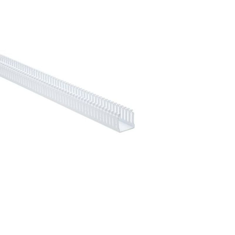 HD Slotted Wiring Duct 1.5×1.5 NA White By HellermannTyton 184-15155