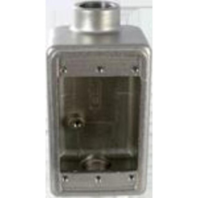 Rigid SS 316 2-Gang FDC Box 1 By Calbrite S61000FDCD