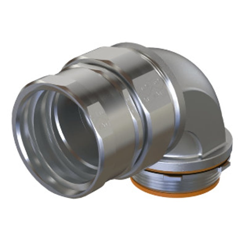 1-1/4 90 Flex Connector Insulated Throat Steel/ By American Fittings FLX12590B