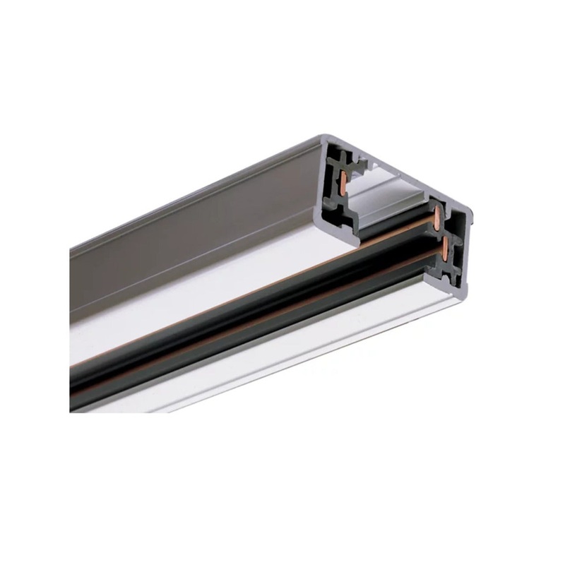 5.25 Dead End Lighting Track Single Circuit White By Cooper Lighting Solutions DE60050A-1-PK