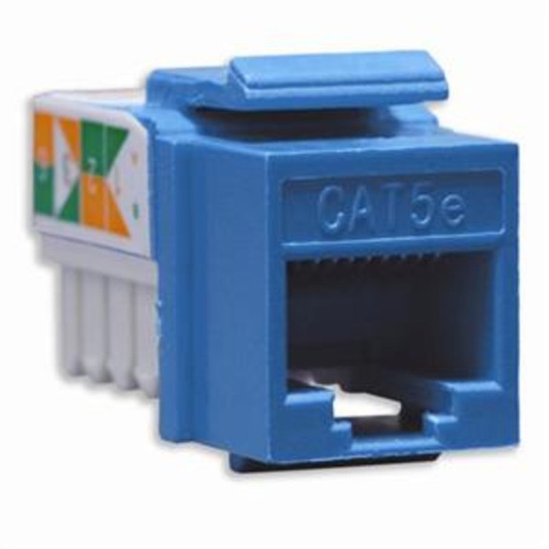 Cat 5e Snap-In Blue. 1=10 By DataComm Electronics 20-3425-BL-10