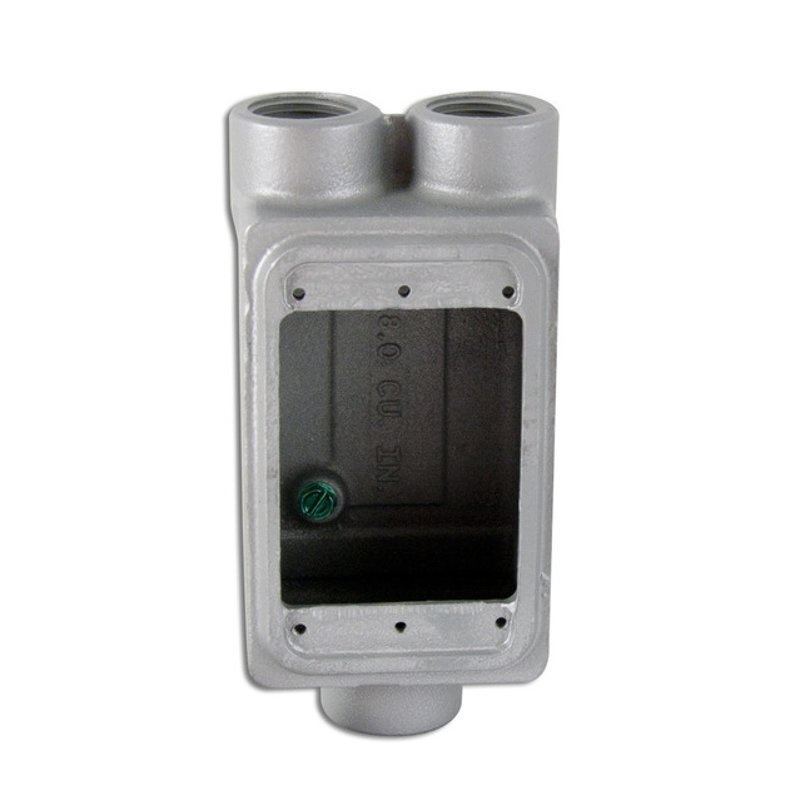 FS Device Box 1-Gang Feed-Thru Type: FSCC 3/4 Malleable Iron By Appleton APPFSCC175