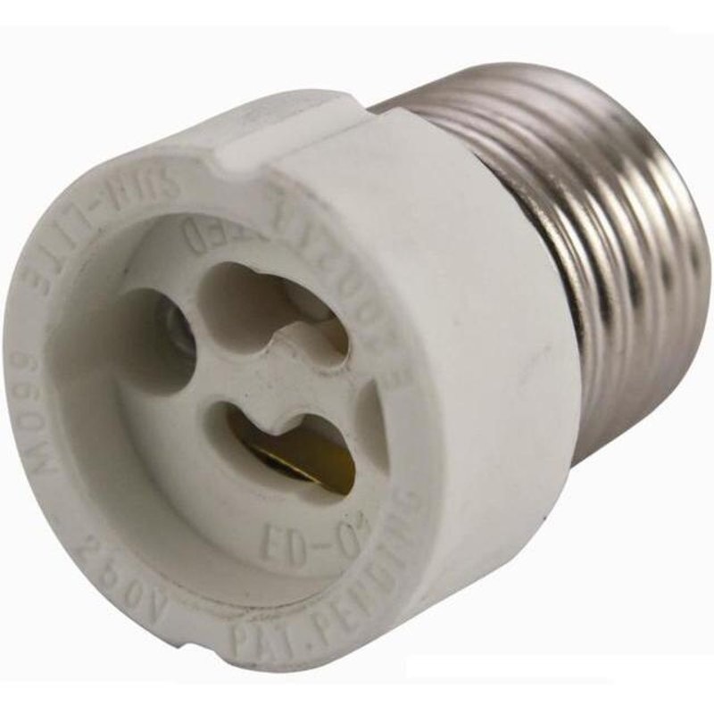 GU10 To Medium Base Socket Adapter By Candela DR10GR