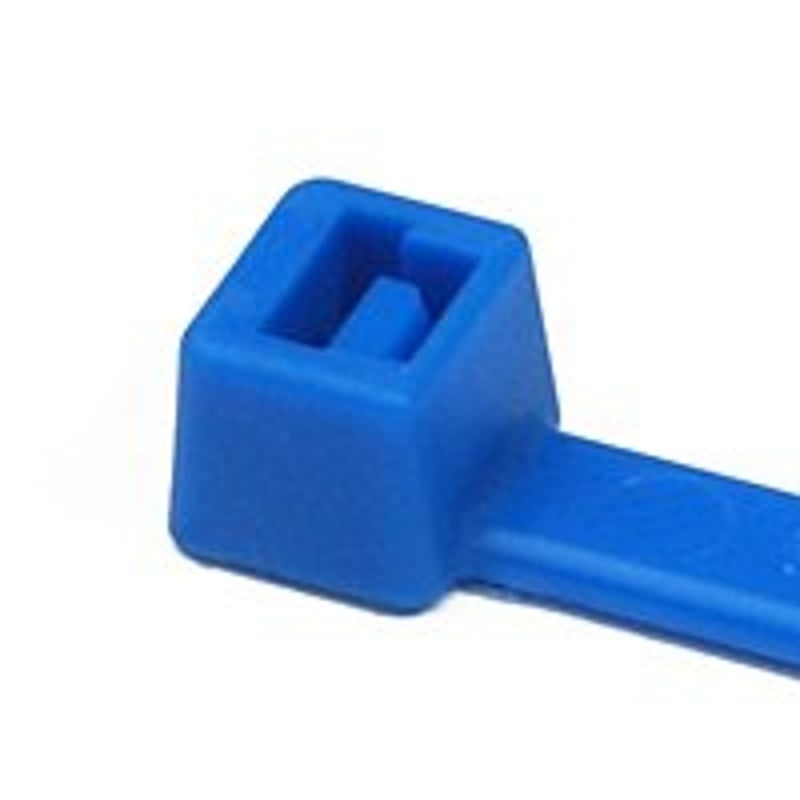 High Temperature Cable Tie 120lb 15.2 Blue 50/PK By HellermannTyton 111-01125