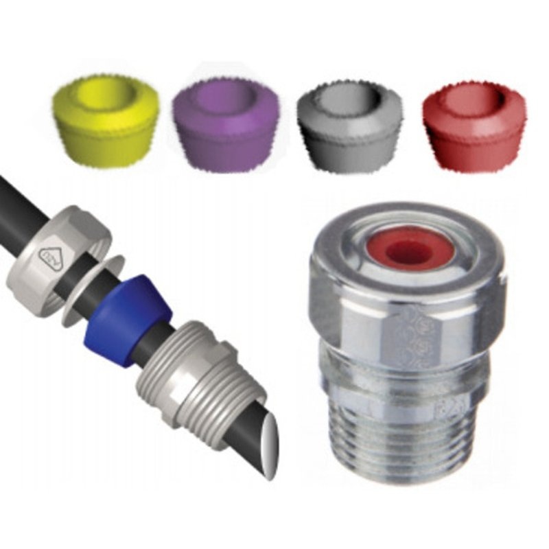 Cord Grip Connector Kit 1 Cord Range 0.375 – 1.125 Steel By American Fittings CG 100K