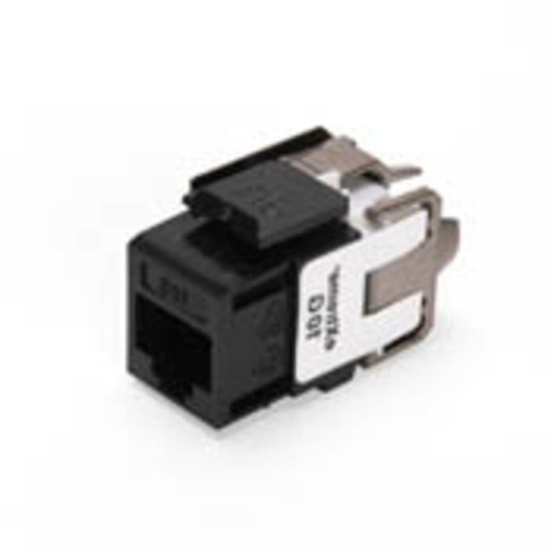 Jack Cat6a 10g Black By Leviton 6110G-RE6