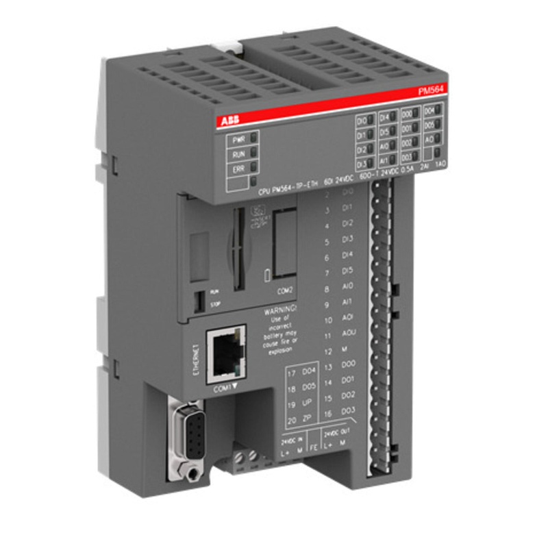 PM564-TP-ETH:AC500 Programmable Logic Controller By ABB 1SAP120900R0071