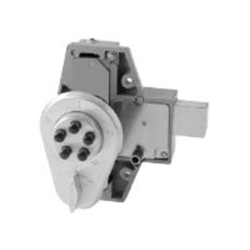 Simplex 9193000-04-41 Aux Lock with 2 42371 in Lever 42498 in Dl Sprg Ltch with Holdback 1-3/4-2 42377 in Satin Brass – KAL DOOR HARDWARE