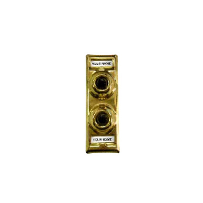 Trine 91P Push Button Multi-Family in Polished Solid Brass – KAL DOOR HARDWARE