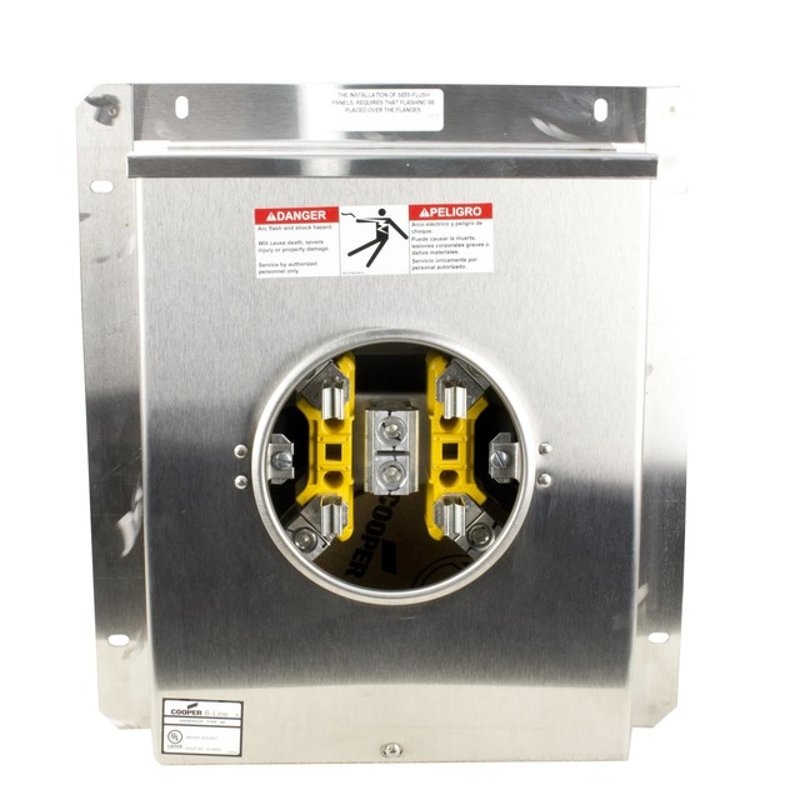 200A 1P 4 Jaw Meter Socket By Eaton B-Line U204 F SS