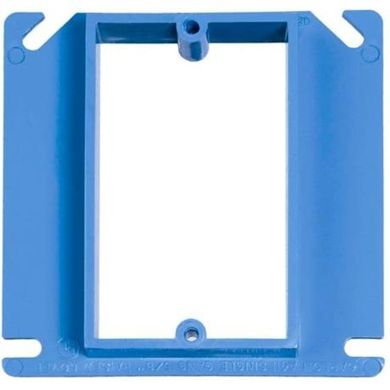 4 Square 1-Gang Non-Metallic ENT Box Extender By Carlon A413