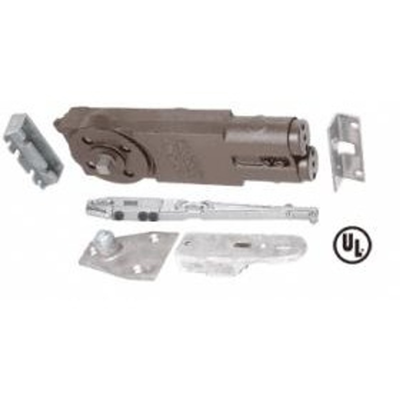 CRL JACKSON 21-101-S-03 Door Closer Concealed Regular Duty Spring Overhead 90 Degree Non-Hold Open 1/2 Standard Spindle With S Side-Load Hardware Package