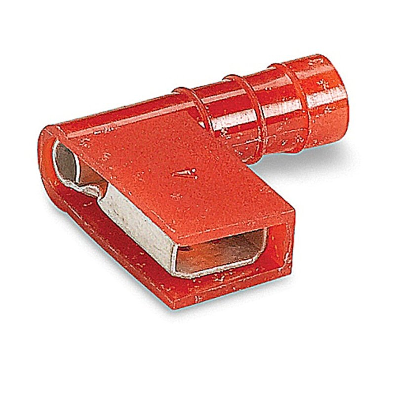 Female Disconnect Nylon Barrel Insulated 22 – 18 AWG .25 x .032 Tab Red By Thomas & Betts RA18-250A