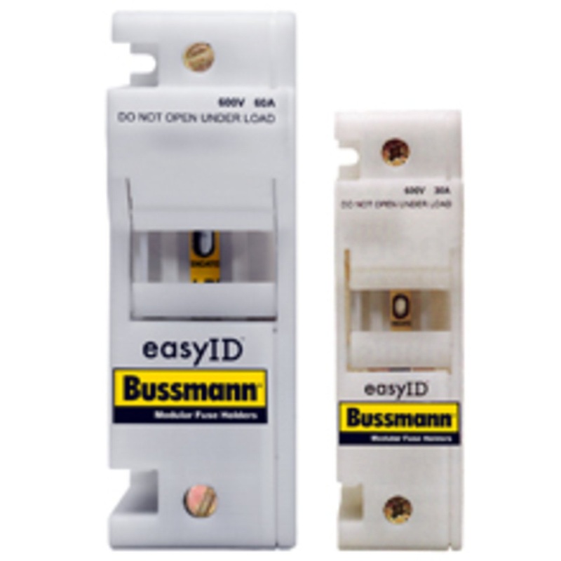 Finger Safe Modular Fuse Holder 600 V 30 A 18 To 1 AWG Wire 3 P By Eaton/Bussmann Series CH30J3